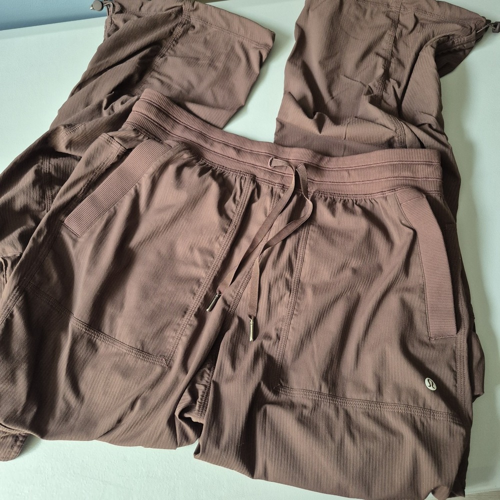Lululemon Pants Womens Medium Brown Dance Studio Cargo Mid-Rise Relaxed Fit